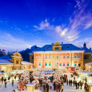 Vánoční čokoládovna Hauswirth a zámek Schloss Hof