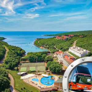 Zkrácená dovolená na Istrii v hotelu Duga Uvala s bazénem a dopravou v ceně