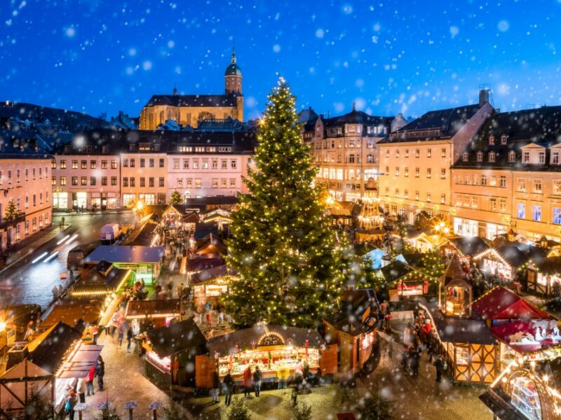 Adventní Annaberg-Buchholz A Saská Kamenice