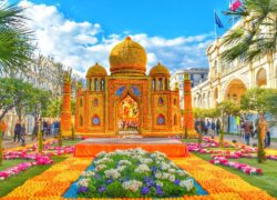 Monte Carlo a festival citrusů v Mentonu