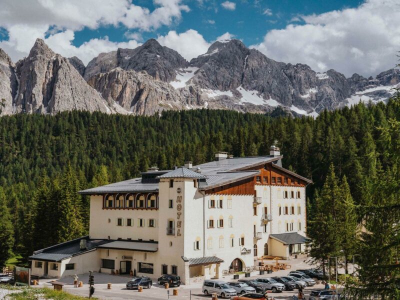 Hotel B&B Passo Tre Croci (snídaně)