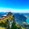 Jezero Wolfgangsee a historická železnice